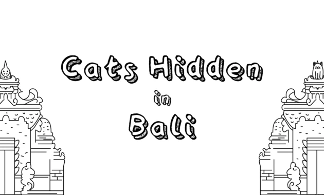 Cats Hidden in Bali