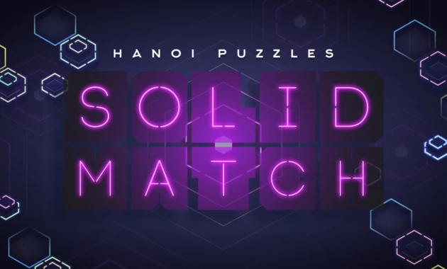 Hanoi Puzzles Solid Match