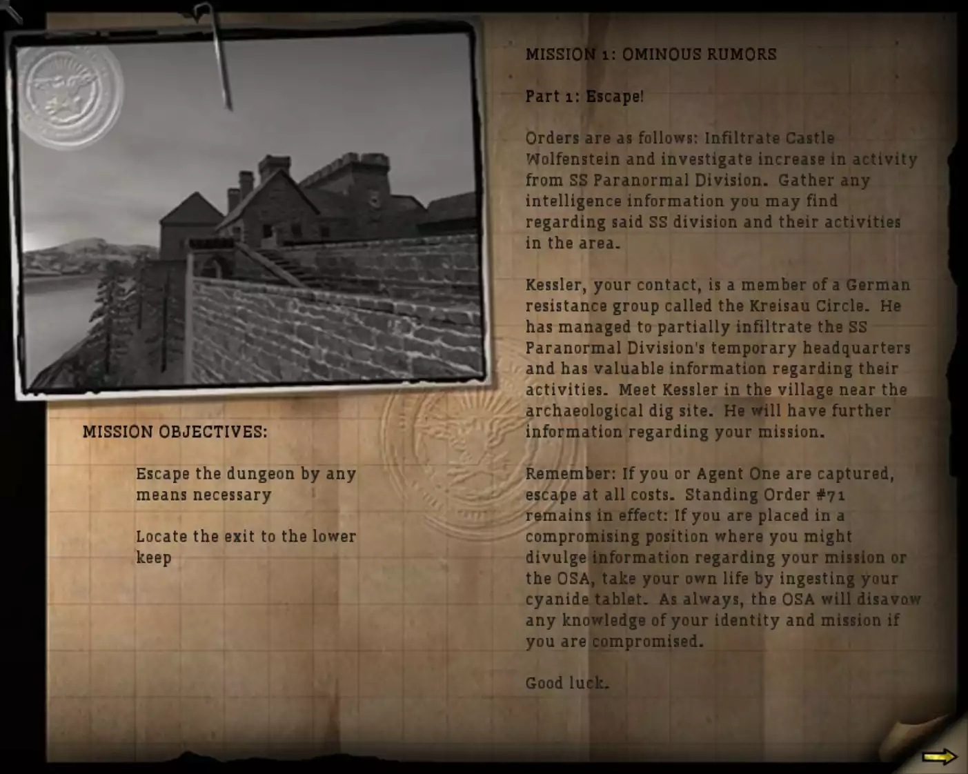 Return to Castle Wolfenstein