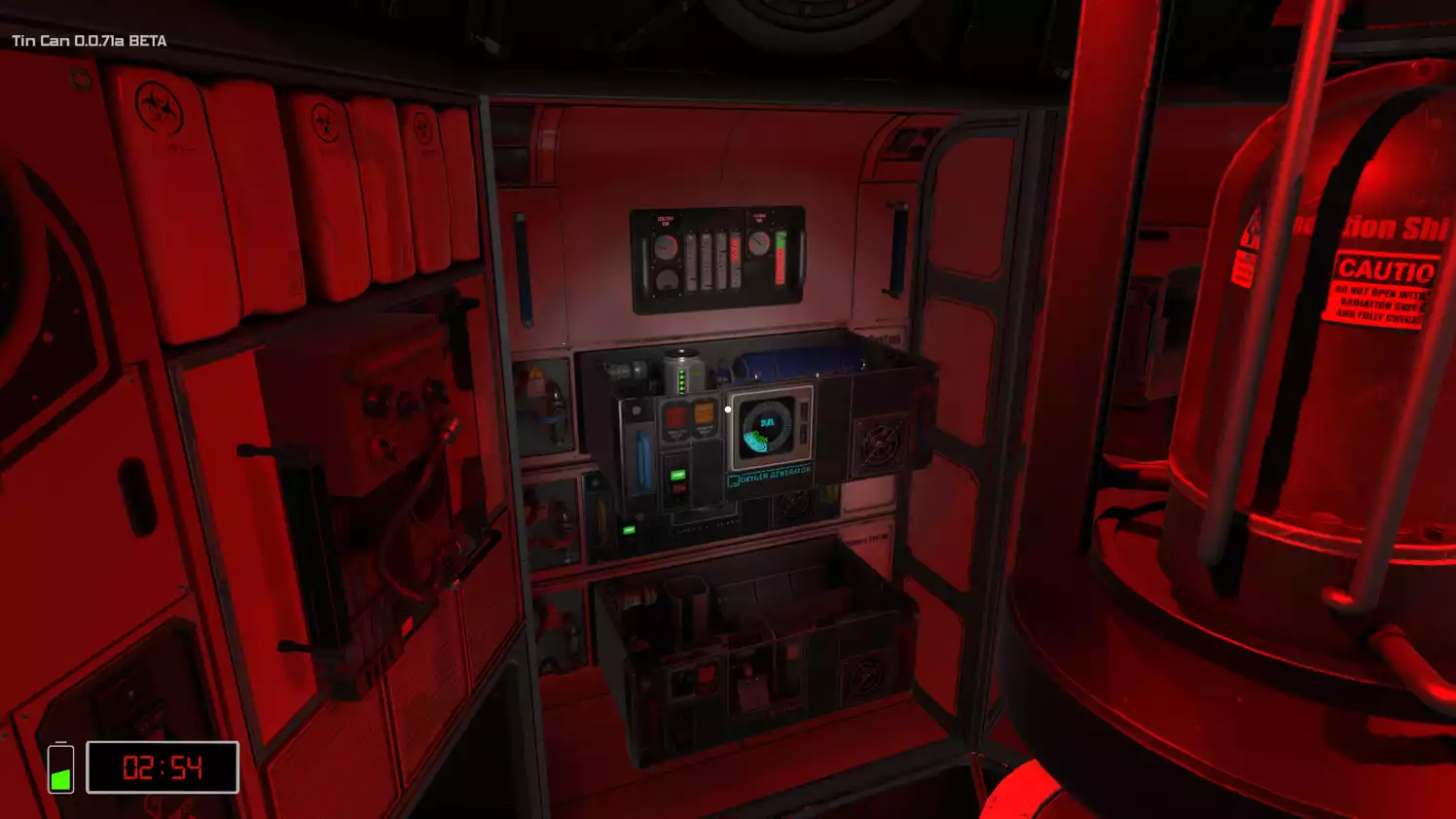 Tin Can Escape Pod Simulator