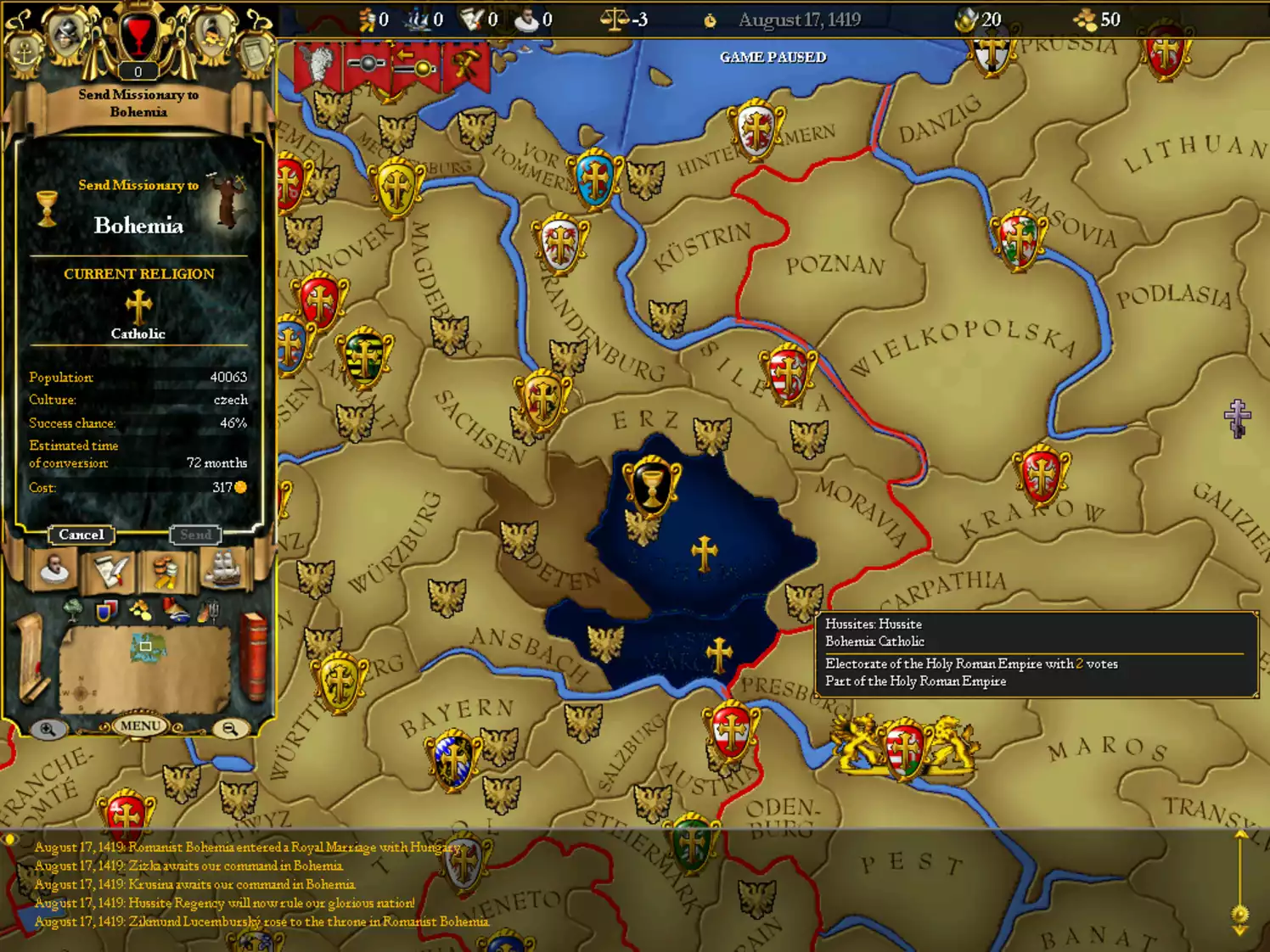 For The Glory A Europa Universalis Game