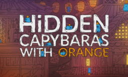 Hidden Capybaras with Orange