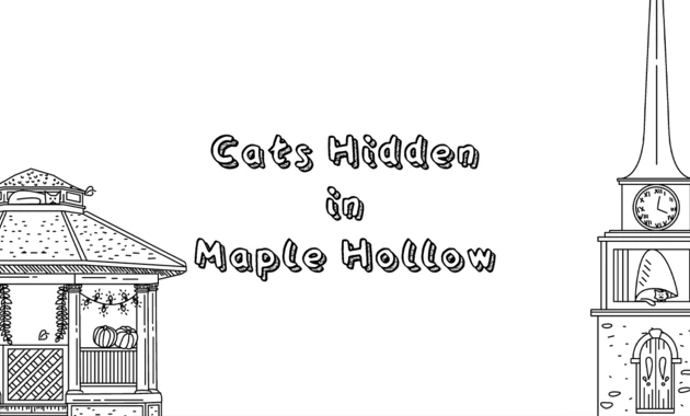 Cats Hidden in Maple Hollow