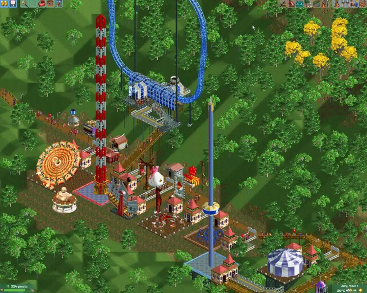 RollerCoaster Tycoon 2 Triple Thrill Pack