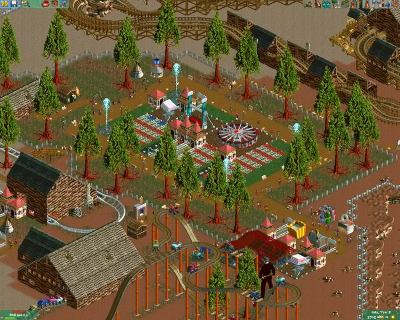 RollerCoaster Tycoon 2 Triple Thrill Pack